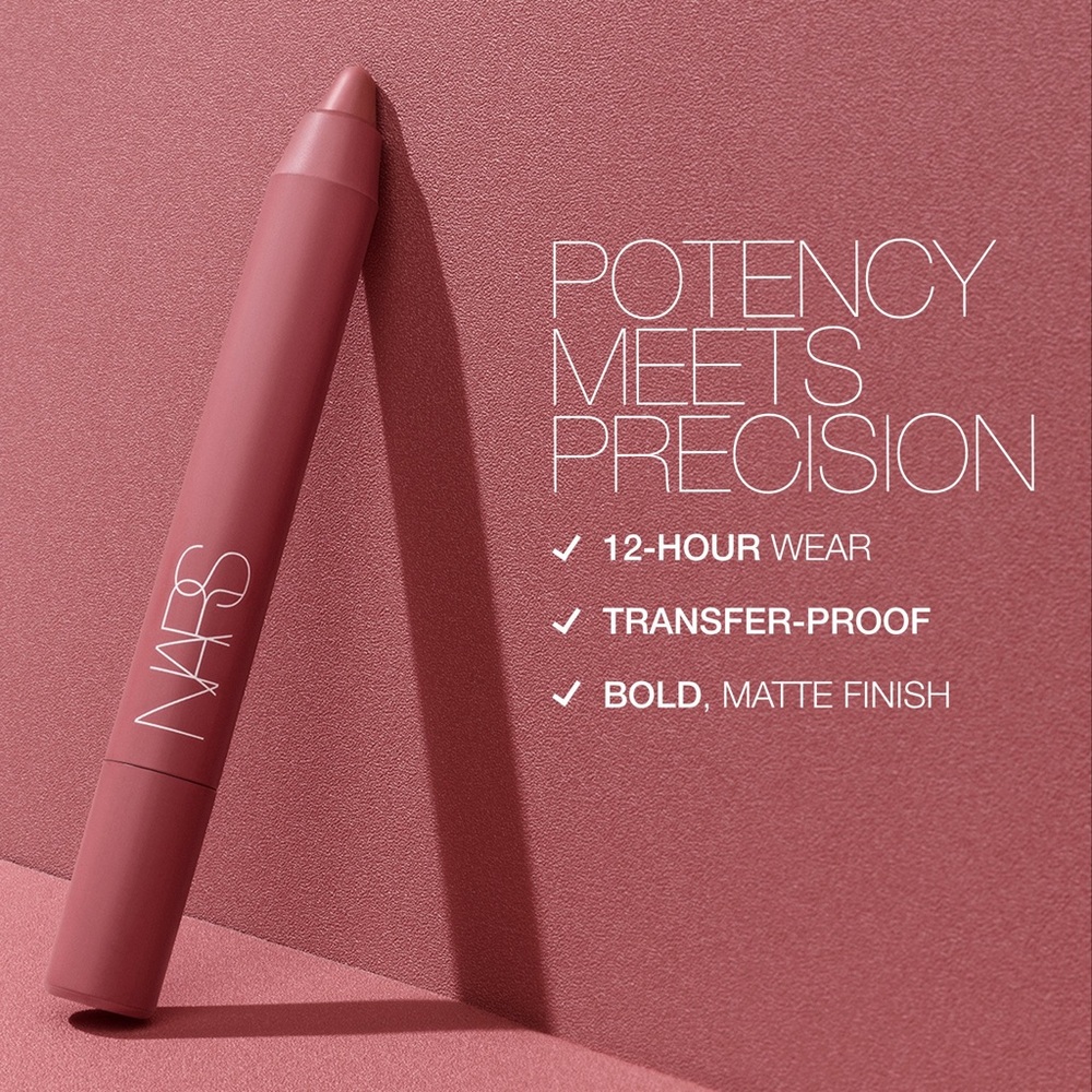 Nars Powermatte High Intensity Lip Pencil Midnight Rider - Picture 3 of 5